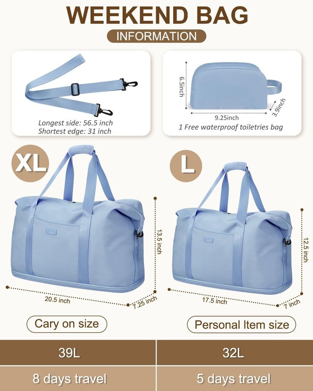 Versatile Airplane-Friendly Expandable Duffle Bag - Perfect for Labor & Travel gallery