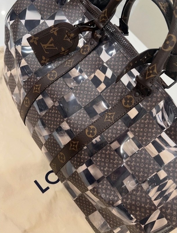 Louis Vuitton PVC Monogram Chess Keepall Bandouliere 50 gallery