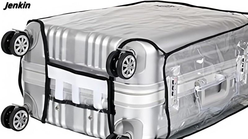 Luggage Protector Suitcase Cover PVC Waterproof Travel Suitcase Fits Most 20" to gallery