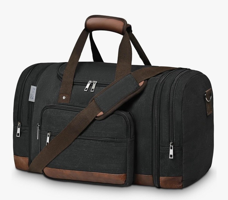 Wohlbege 50L Expandable Spacious Travel Duffel Bag