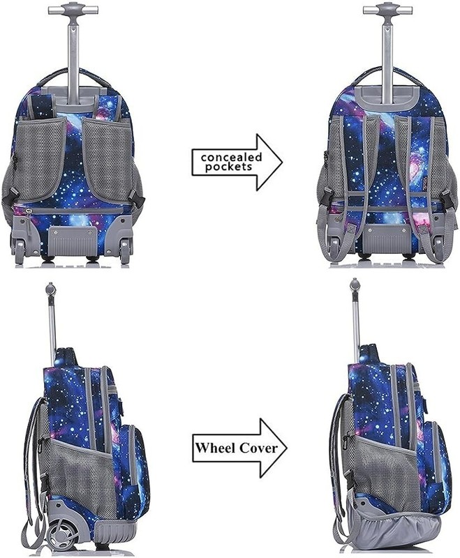 Sturdy Rolling Backpack - Efficiently Organized - Fits Major US Airlines gallery
