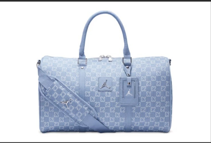 New Authentic Jordan Monogram 25L Duffle Bag *LIMITED EDITION DENIM Color* gallery
