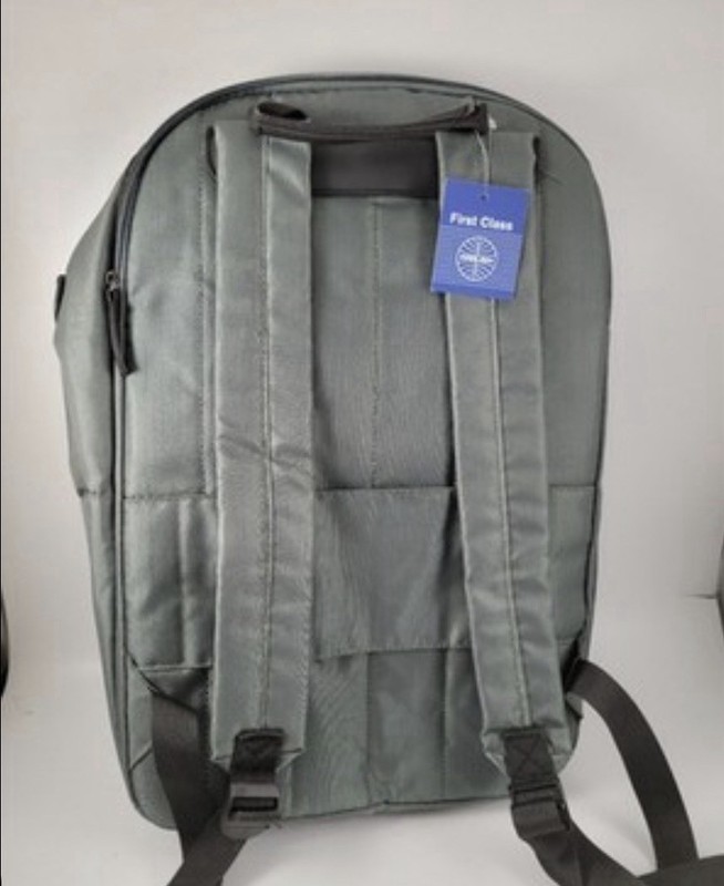 PAN AM Backpack First Class Backpack - Color: Slate - Retro Airline Logo , NWT gallery