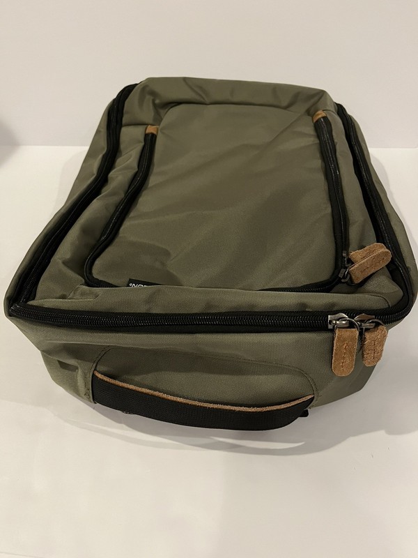 Travelon Transit Carry-On Backpack RFID Heather Green Unisex Travel READ gallery