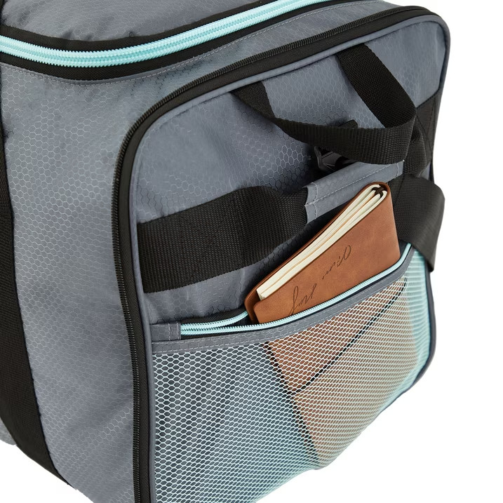 Protege 32-inch Large Compactible Gray Rolling Duffel Bag for Travel gallery