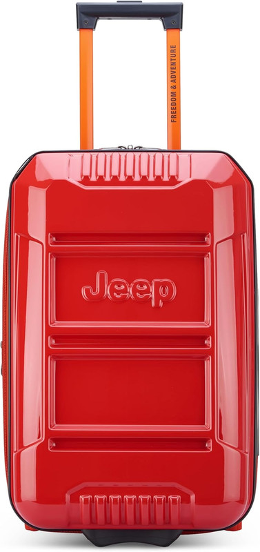 JH003B Hardside Expandable Luggage with Two Wheels, Tomato, Carry-On 21 Inch