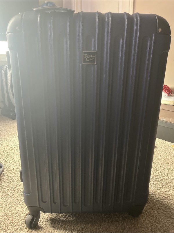 Travelers Club 26 In Expandable Rolling Upright. Two Suitcases In One With More.