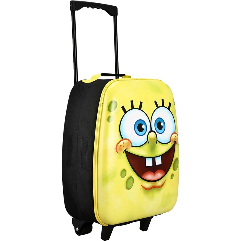 BIOWORLD SpongeBob SquarePants Collapsible Wheel Rolling Travel Suitcase Luggage gallery