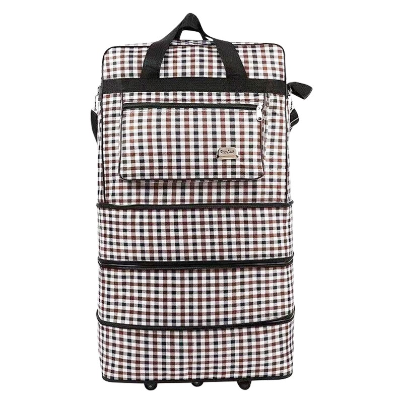 32Inch Expandable Suitcase Bag 3Layer Travel Collapsible Luggage Bag w/ 5 Wheels gallery