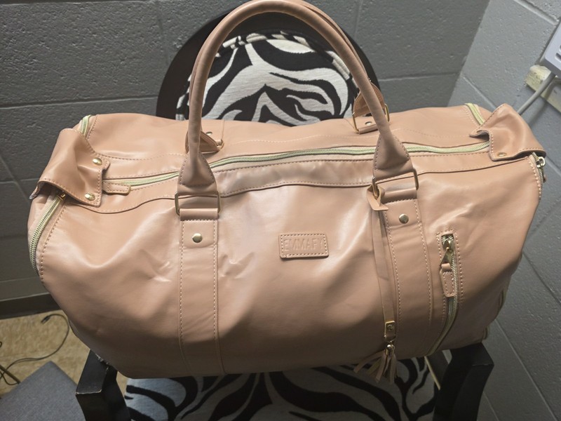 EMMAFY Rose Carry-On With Gold Hardware and Removable Strap