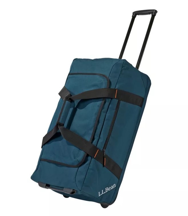 L.L.Bean Adventure Large Rolling Duffel Bag 70 Liter Heather Gray New gallery