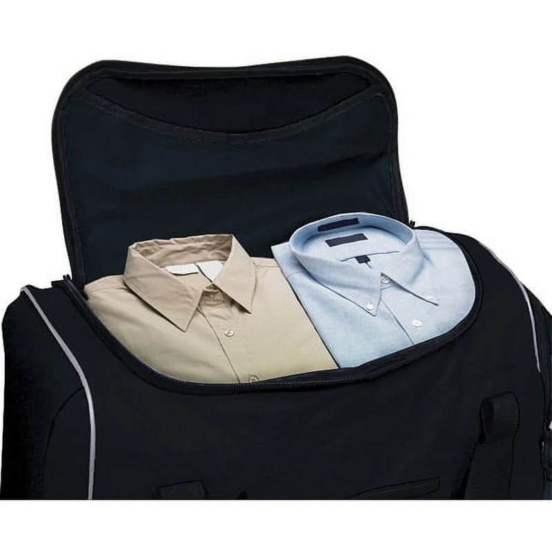 Large 36" Drop-Bottom Rolling Duffel with Telescopic Handle - Black, Best Price gallery