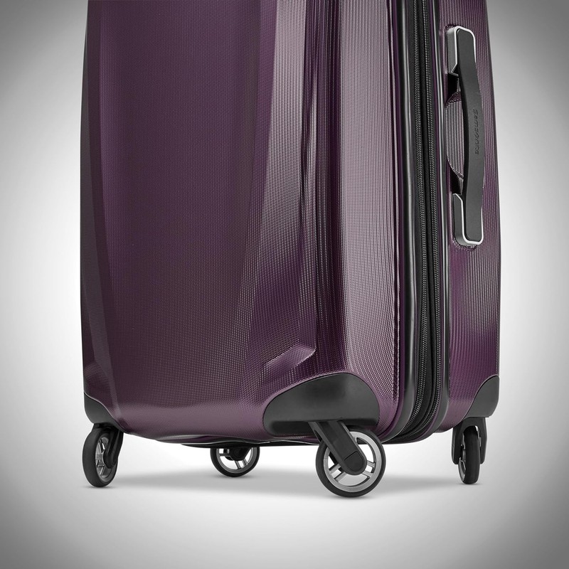 Samsonite Winfield 3 DLX Hardside Expandable Luggage with Spinners 2PC Set Plum gallery