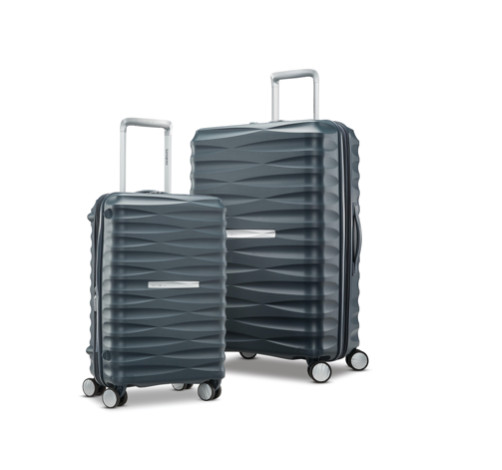 SAMSONITE VOLTAGE DLX 2 PIECE SET (Carry on /Medium) COLOR: DARK GRAPHITE