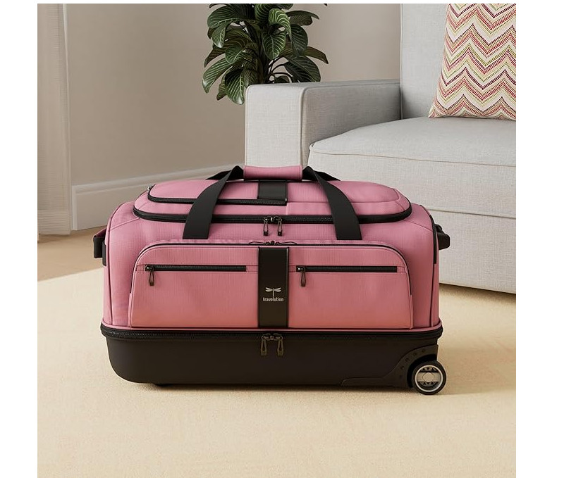 Travolution Dance Bag with Garment Rack, 28 Inch Rolling Duffel With Wheels gallery