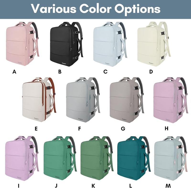 Transformative Travel Backpack with Shoe Bag, Water Bottle Pocket & 35L Capacity gallery