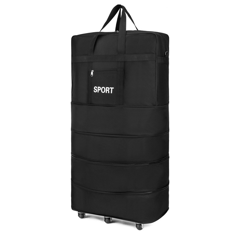 Expandable Suitcase Bag Foldable Rolling Luggage Bag for Travel Business D9O7 gallery