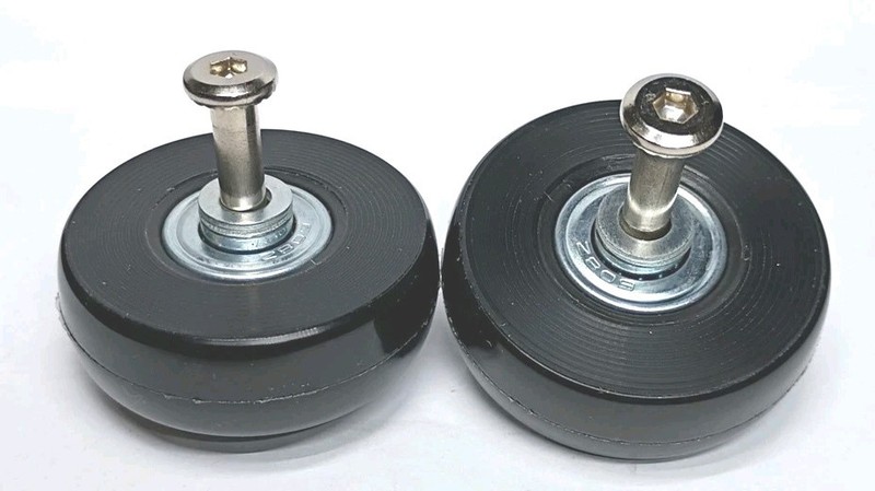 Replacement Luggage Wheels 50mm x 18mm Suitcase Wheel Repair Kit New