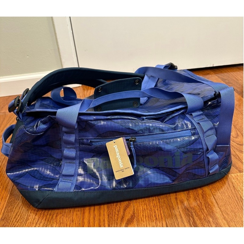 Patagonia Black Hole Duffel 40L Hello Waves Float Blue Bag 49338 Luggage Travel
