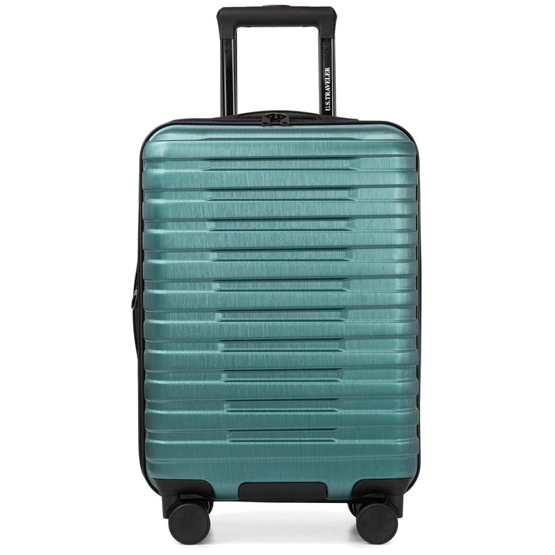 Expandable Rugged Travel Luggage 8 Spinner Wheels