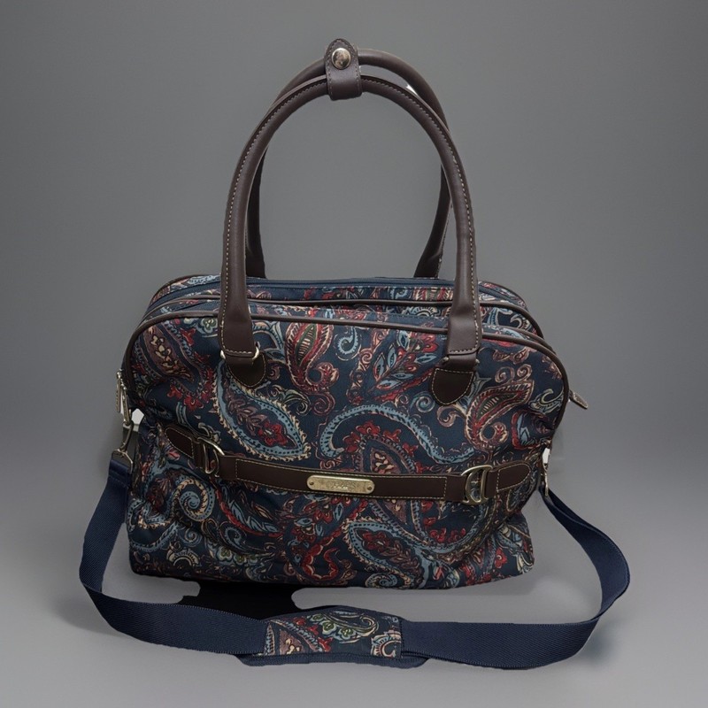Chaps Ralph Lauren Richmond Park Paisley Carry On Travel Duffle Bag Classic