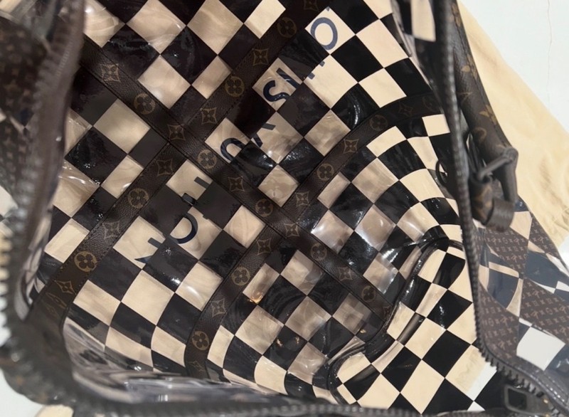 Louis Vuitton PVC Monogram Chess Keepall Bandouliere 50 gallery