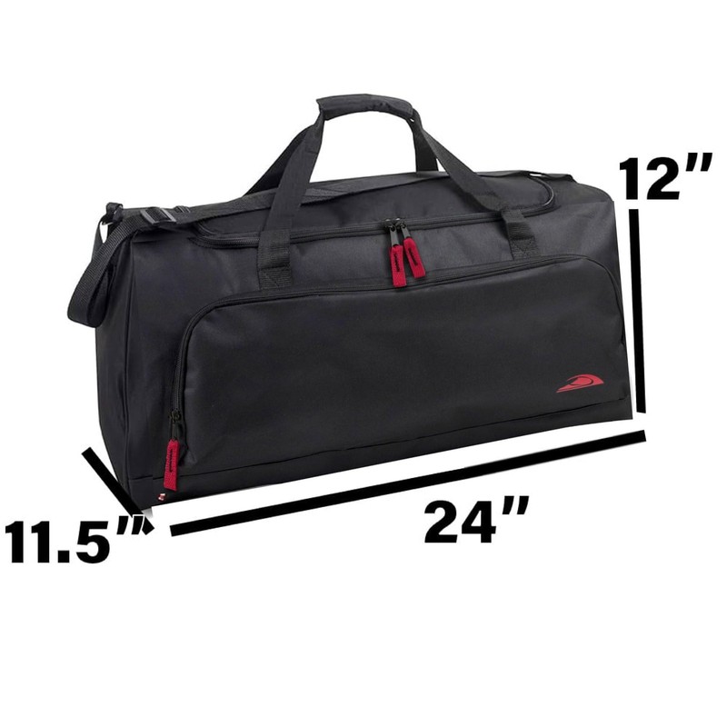24 Inch 55 Liter Weekender Overnight Duffel Shoulder Bag for Men, Women, Teens, gallery