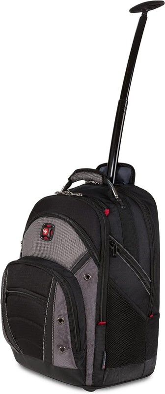 Wenger Luggage Synergy 18-Inch Wheeled Rolling Backpack w/ 16″ Laptop Pocket
