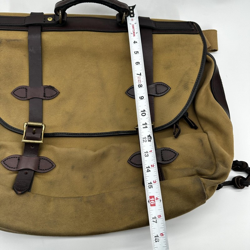 Vtg Filson Pullman Bag Rugged Twill Brown Canvas Garment Bag Travel Style 242 gallery