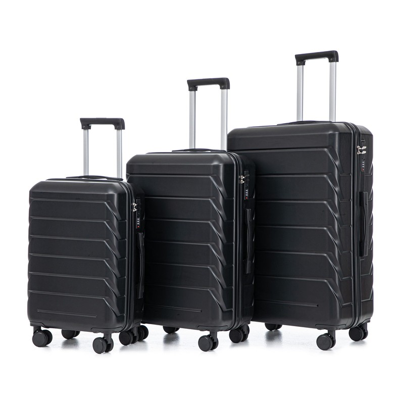 HIFINE TOURIST 3 PCS ABS Spinner Wheel Luggage Set 20 24 28 Inch Carry