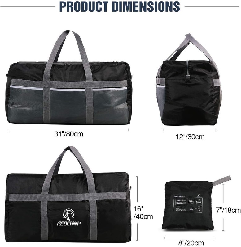 Foldable 96L Duffle Bag - Multi-Purpose Lightweight Travel Tote for Everyday Use gallery