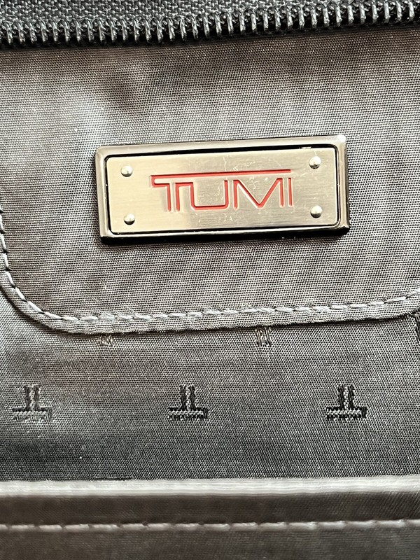 TUMI Alpha Black Multiple Compartments Carryon Travel Ballistic Nylon Briefcase gallery
