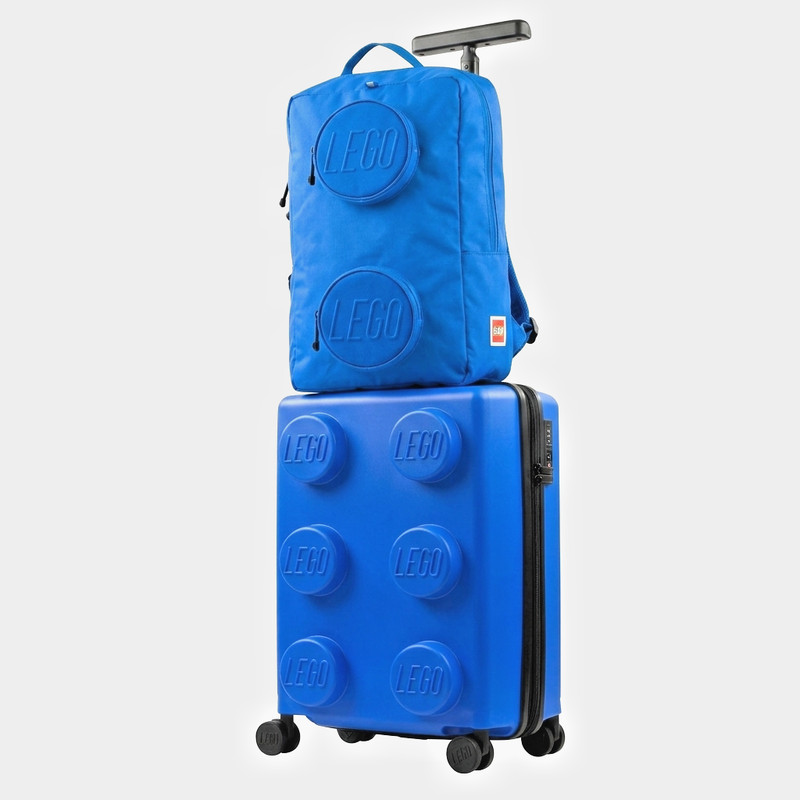 LEGO Expandable Carry-on & Backpack Luggage Set BLUE , RED OR YELLOW ONEDAYSHIP!