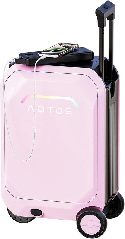 20″ Smart Ridable Electric Suitcase 31L Travel Riding Scooter for Adult