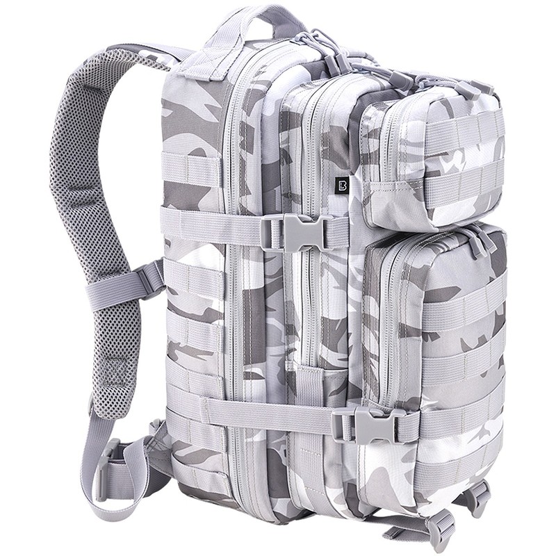 Brandit US Cooper Medium Rucksack Tactical Military Molle Blizzard Camo