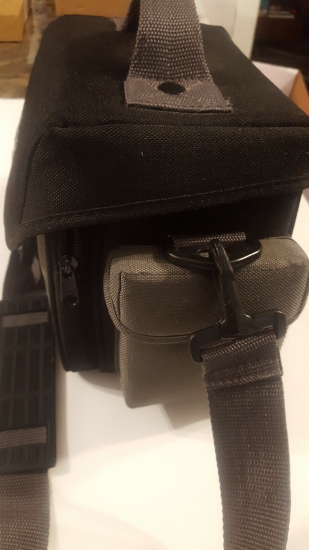 RYKA Padded Camera BAG w/ Strap & Multiple Compartments, Black Travel Fanny Pack gallery