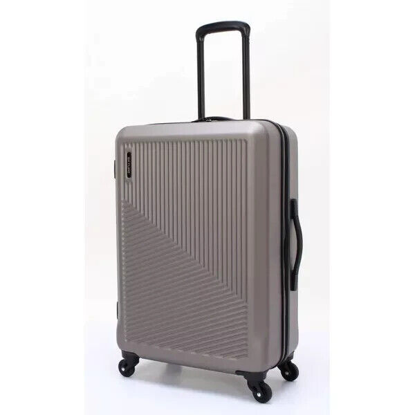 New Skyline 24″ Hard side Checked Luggage Gray Spinner Lightweight