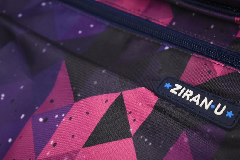 ZIRANYU Purple Geometric Girls Backpack Laptop Compartment School Bag Daypack gallery