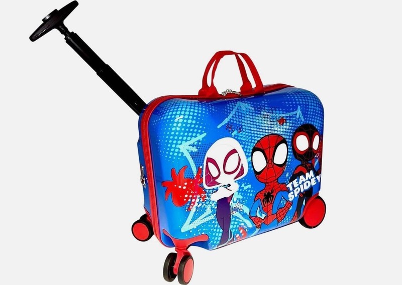 Kids Ride-On Suitcase 18″ Spidey & Friends Carry-On Luggage Wheels – NO BOX