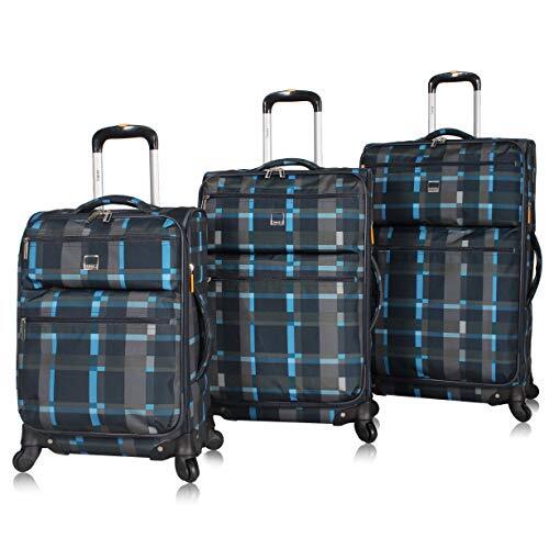Lucas Softside 3-Piece Ultralight Luggage Set - 20", 24" & 28" Checked Luggage gallery