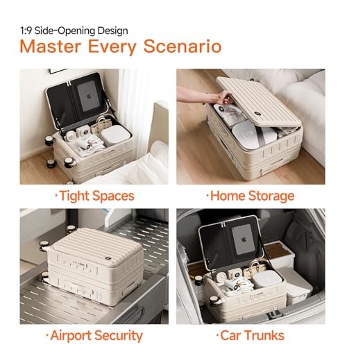 Top Opening Expandable Lightweight PC Hard Shell Carry-on 20-Inch Beige gallery
