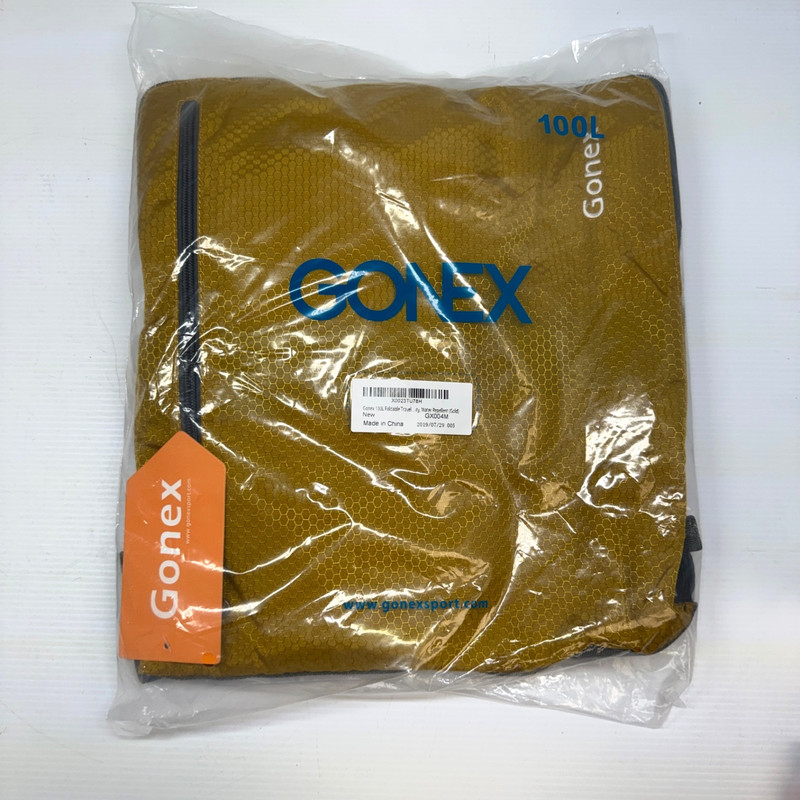 Gonex 100L Foldable Travel Duffel Bag Water Repellent Gold GX004M New