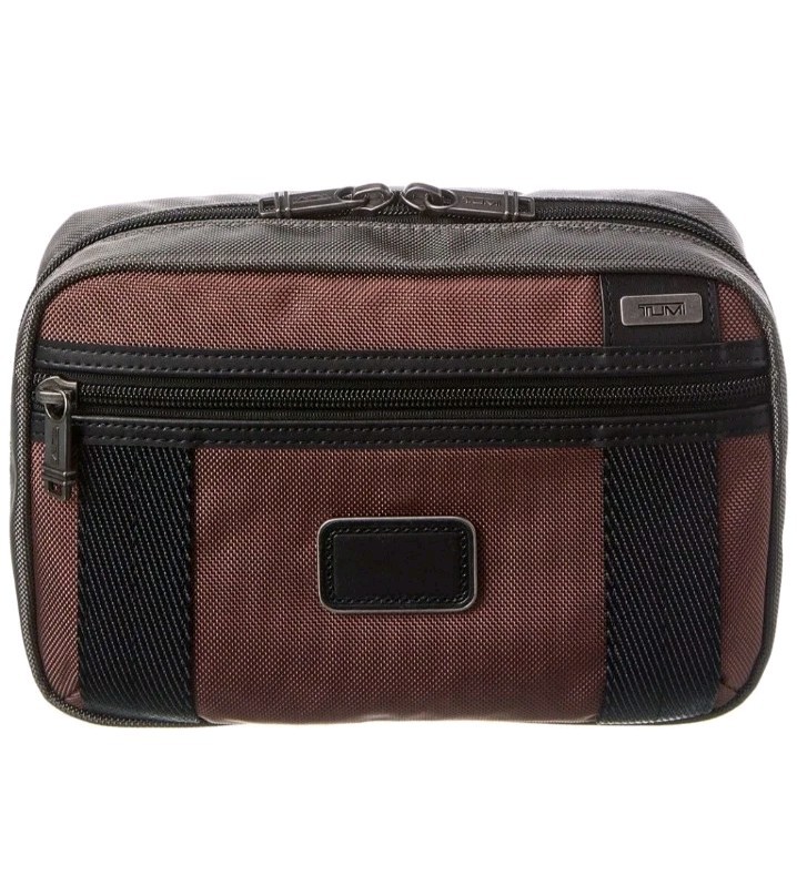 Tumi Fremont MCGUIRE Kit Ballistic Nylon TRAVEL DOPP Cooper & Black NWT $175