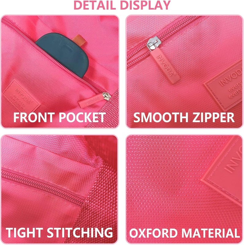 Compact Red Travel Bag - Foldable & Water-Resistant Gym Duffel for Weekend Trips gallery