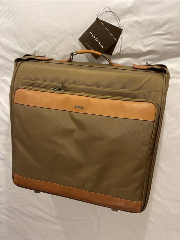 Hartmann Intensity Luxury Collection 50” Travel Garment Bag Canvas & Leather