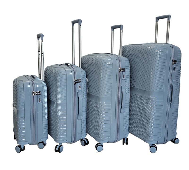 4 piece spinner luggage set hardside