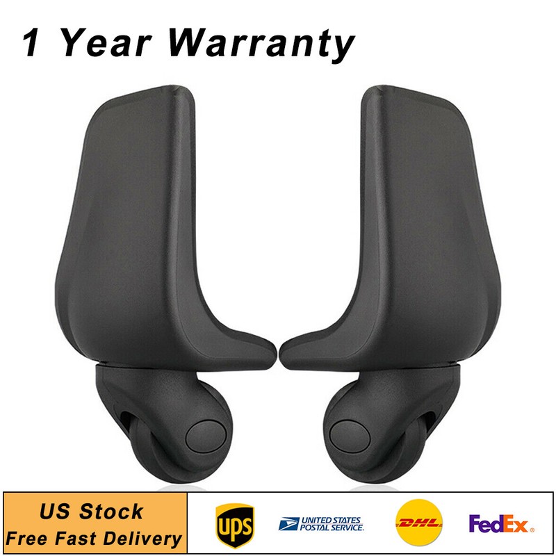 2pc Rear Wheels 360 Spinner Luggage Replacement Repairment Wheels Swivel Caster