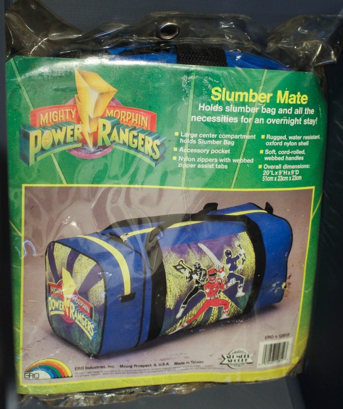 Vintage Mighty Morphin Power Rangers 1993 Slumber Mate Bag