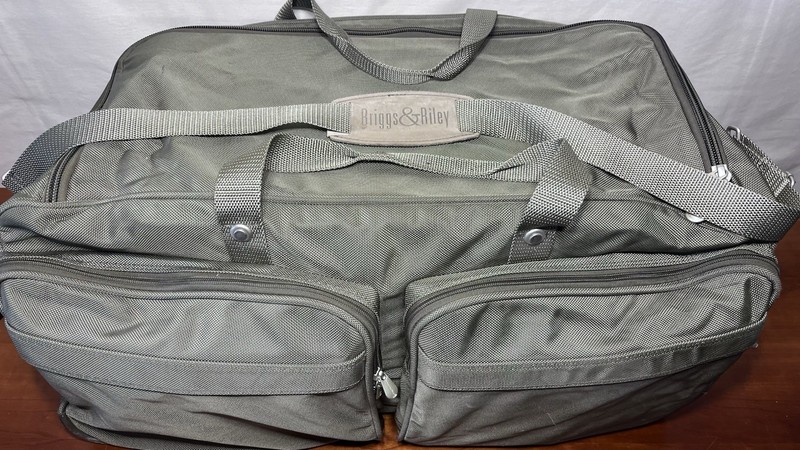 Briggs & Riley 2pc Set 30” Rolling Duffel + 16” Laptop/Carry-On Bag Olive Green gallery