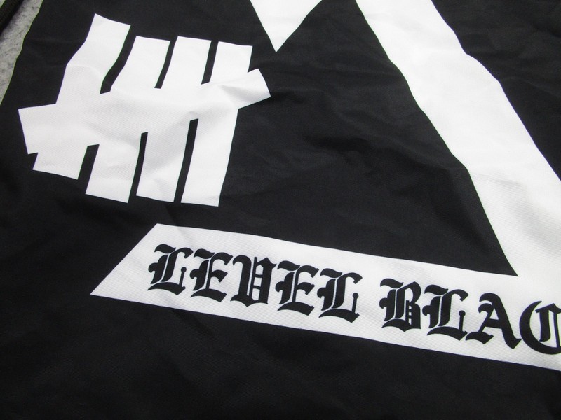Undefeated UACTP Level Black Drawstring Bag Backpack Black 100% Cotton Cinch gallery